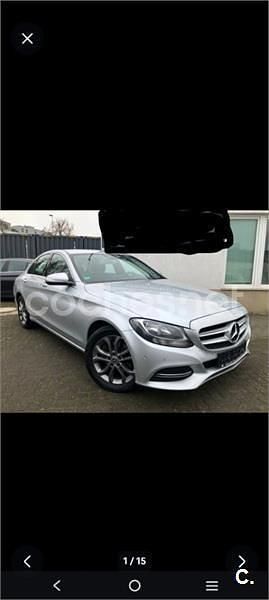 Usado Mercedes C220 Avantgarde 170 CV (125 kW) 2014 Gris / plata Familiar