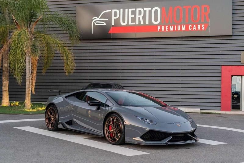 Gris / plata Usado 2015 Lamborghini Huracán Coupe | 199.990 € - Imagen 1/4