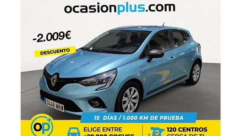 Usado Renault Clio V Business 91 CV (66 kW) 2022 Azul Utilitario