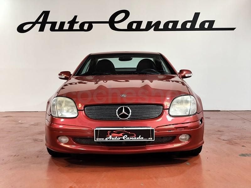 Usado Mercedes SLK230 197 CV (144 kW) 2003 Granate Descapotable