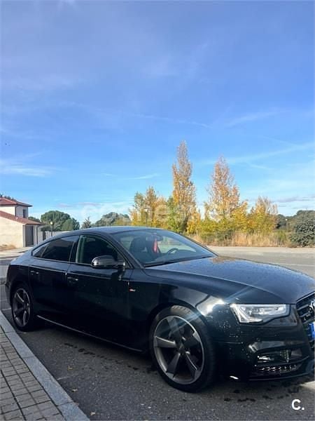 Usado Audi A5 Sportback S-Line 190 CV (139 kW) 2016 Negro Utilitario
