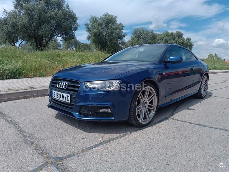 Usado Audi A5 S-Line 211 CV (155 kW) 2013 Azul Coupe