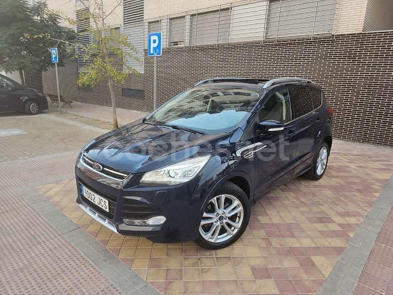 Azul Usado 2015 Ford Kuga S SUV | 10.900 € (Precio justo) - Imagen 1/4