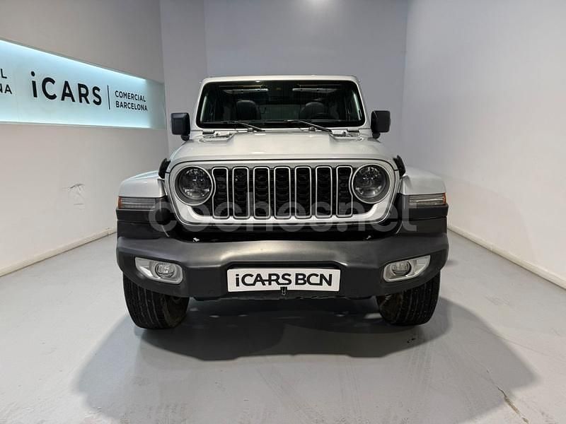 Usado Jeep Wrangler Sahara 272 CV (200 kW) 2024 Gris / plata SUV
