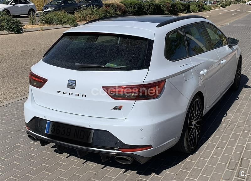 Brugt Seat Leon ST CUPRA 290 HK (213 kW) 2016 Hvid Stationcar