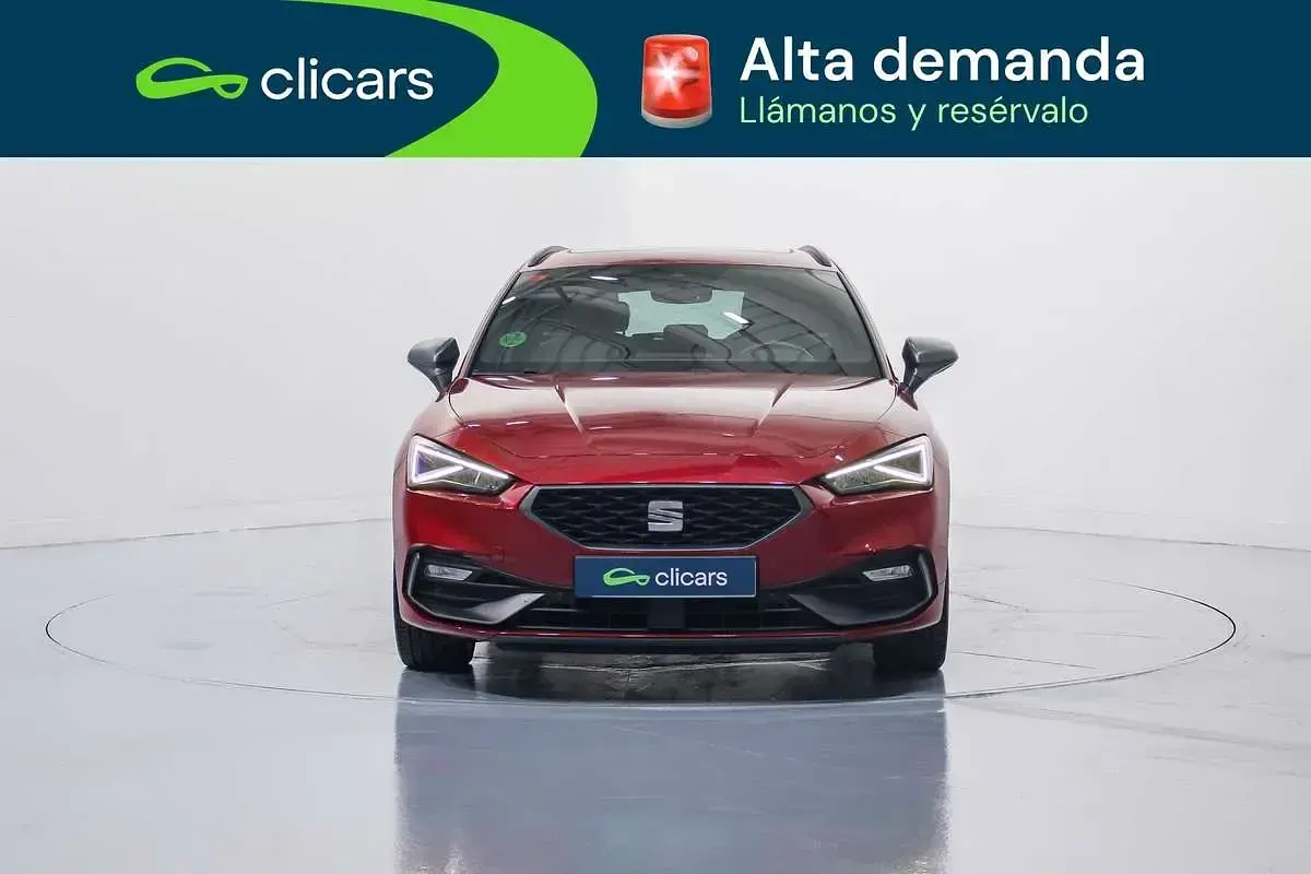 Begagnad Seat Leon ST FR 150 HK (110 kW) 2021 Röd Kombi