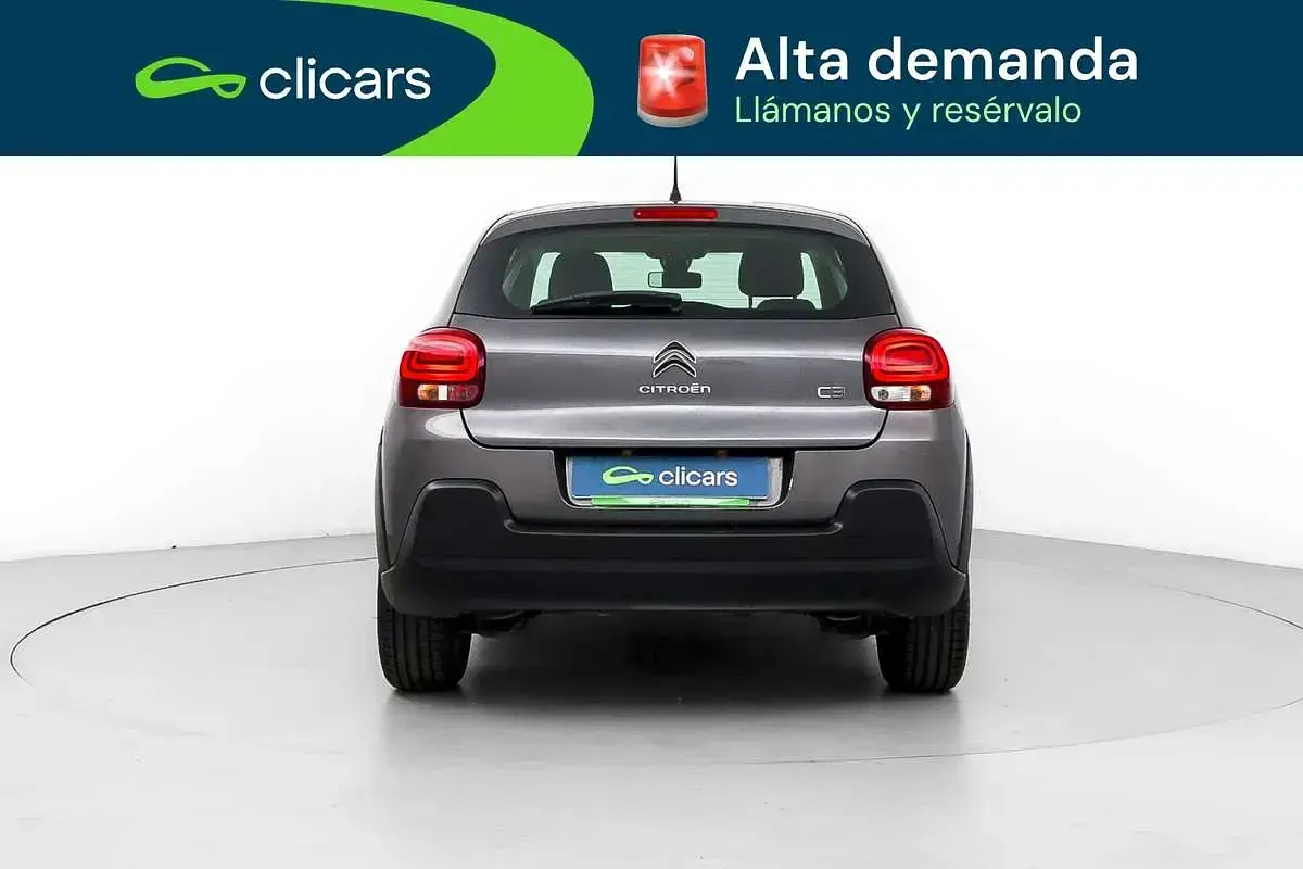 Usado Citroën C3 Feel 82 CV (60 kW) 2020 Gris Utilitario