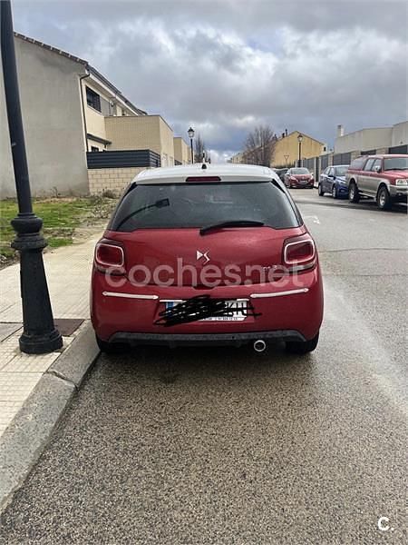 Usado DS Automobiles DS3 Style 99 CV (72 kW) 2015 Rojo Berlina