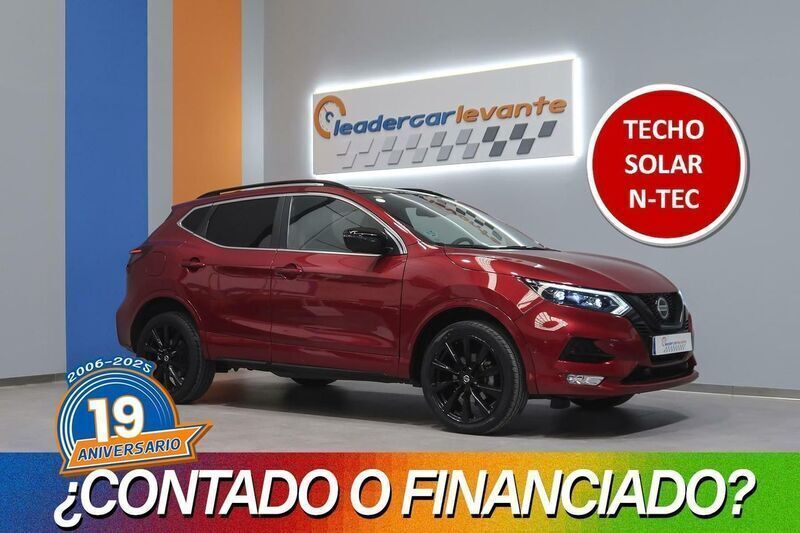 Rojo Usado 2021 Nissan Qashqai N-TEC SUV | 22.900 € (Precio justo) - Imagen 1/4