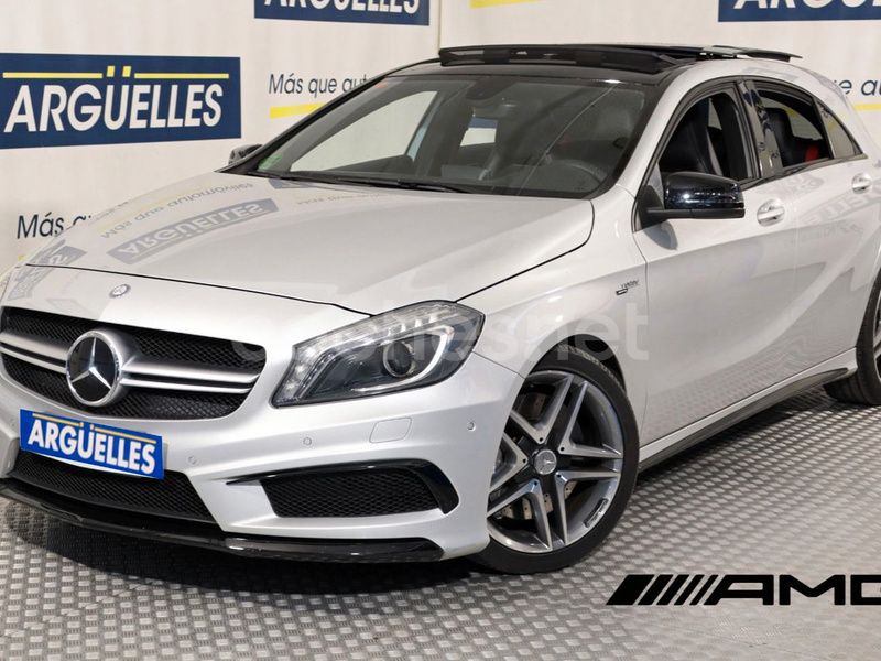 Gris Usado 2013 Mercedes A45 AMG AMG Utilitario | 27.490 € (Precio justo) - Imagen 1/4
