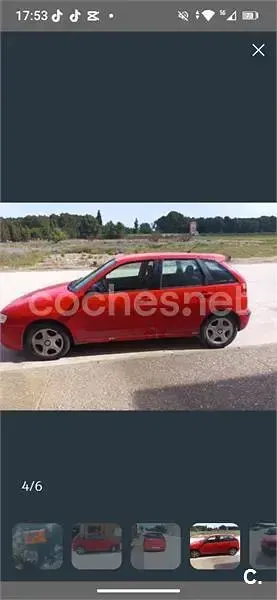 Usado Seat Ibiza Sport 100 CV (73 kW) 2011 Rojo Berlina