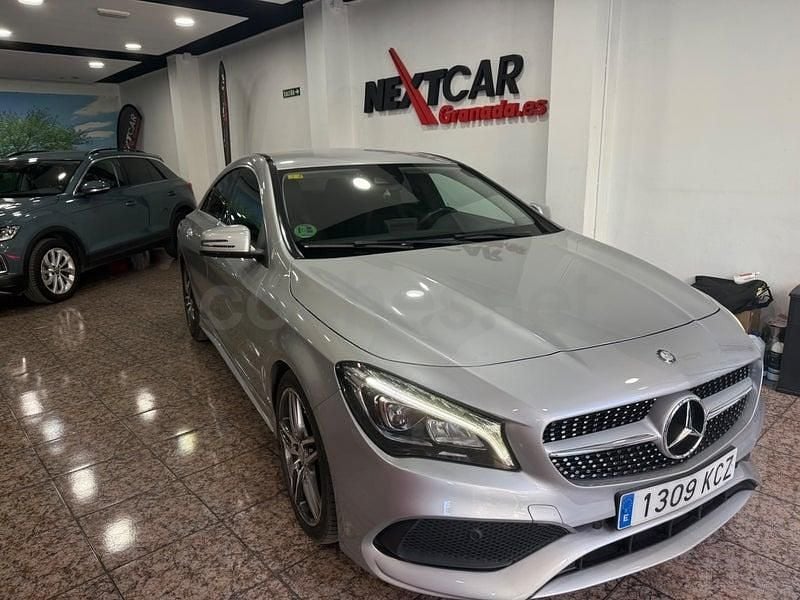 Usado Mercedes CLA200 136 CV (100 kW) 2017 Gris / plata Berlina