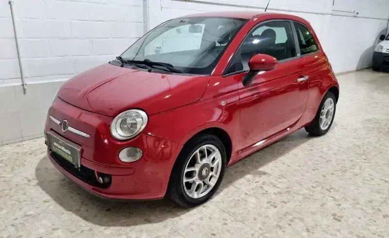 Rojo Usado 2008 Fiat 500 Lounge Utilitario | 5500 € (Precio justo) - Imagen 1/4