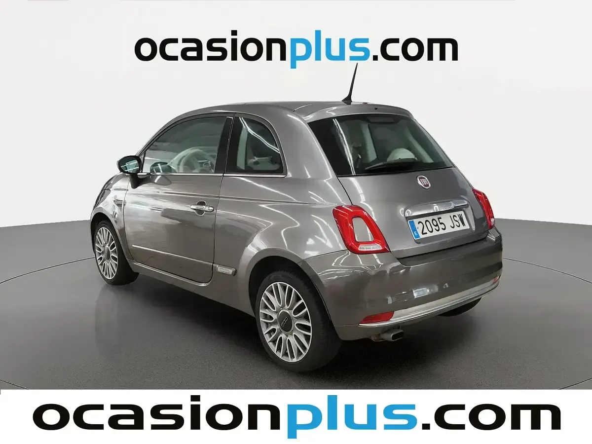 Usado Fiat 500 Lounge 69 CV (50 kW) 2016 Gris Utilitario