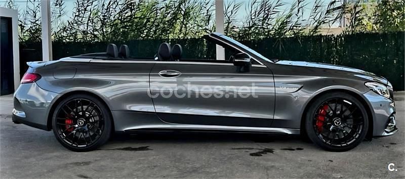 Usado Mercedes C63S AMG 510 CV (375 kW) 2017 Gris / plata Descapotable