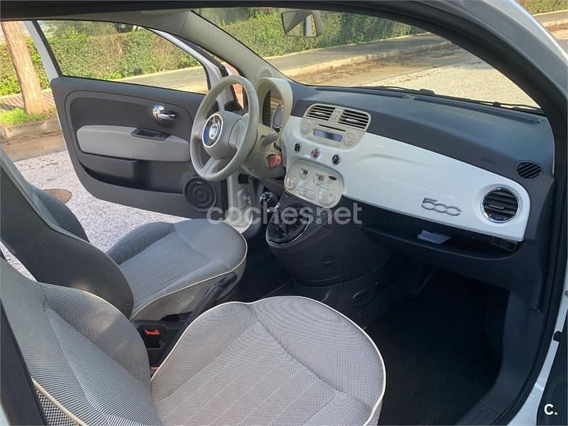 Usado Fiat 500 85 CV (62 kW) 2011 Blanco Berlina