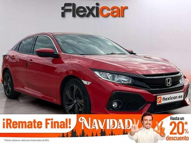 Rojo Usado 2018 Honda Civic Elegance Utilitario | 16.590 € (Precio justo) - Imagen 1/4
