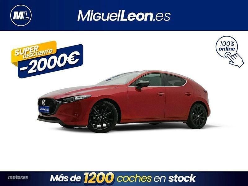 Rojo Usado 2022 Mazda 3 Berlina | 21.985 € (Precio justo) - Imagen 1/3