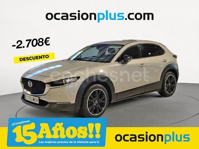 Gris / plata Usado 2023 Mazda CX-30 Homura-Line SUV | 29.790 € (Caro) - Imagen 1/4