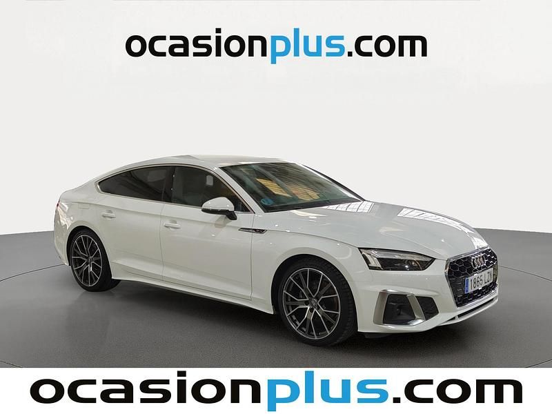 Usado Audi A5 S-Line 163 CV (119 kW) 2022 Blanco Coupe