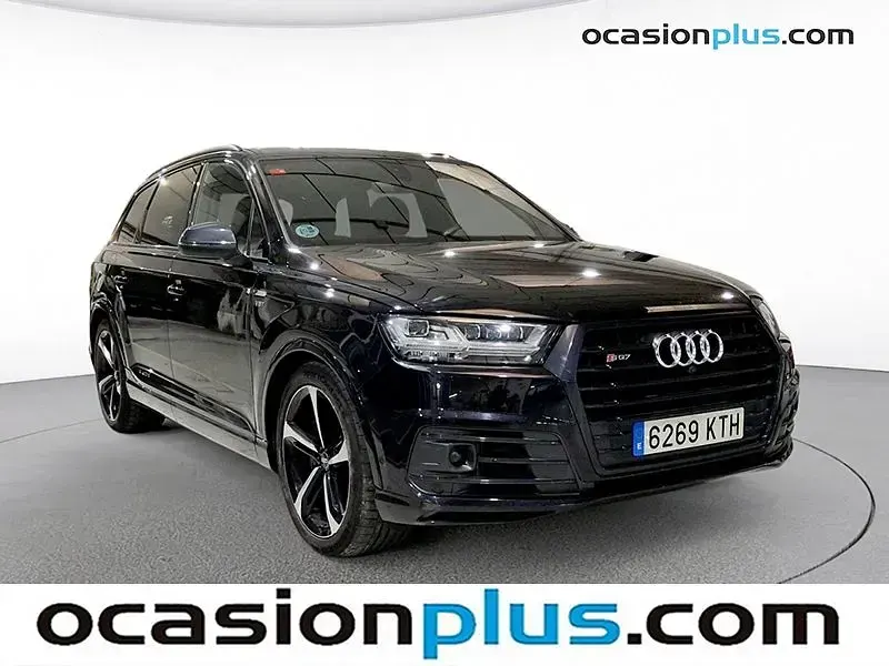 Usado Audi SQ7 S-Line 435 CV (319 kW) 2018 Negro SUV
