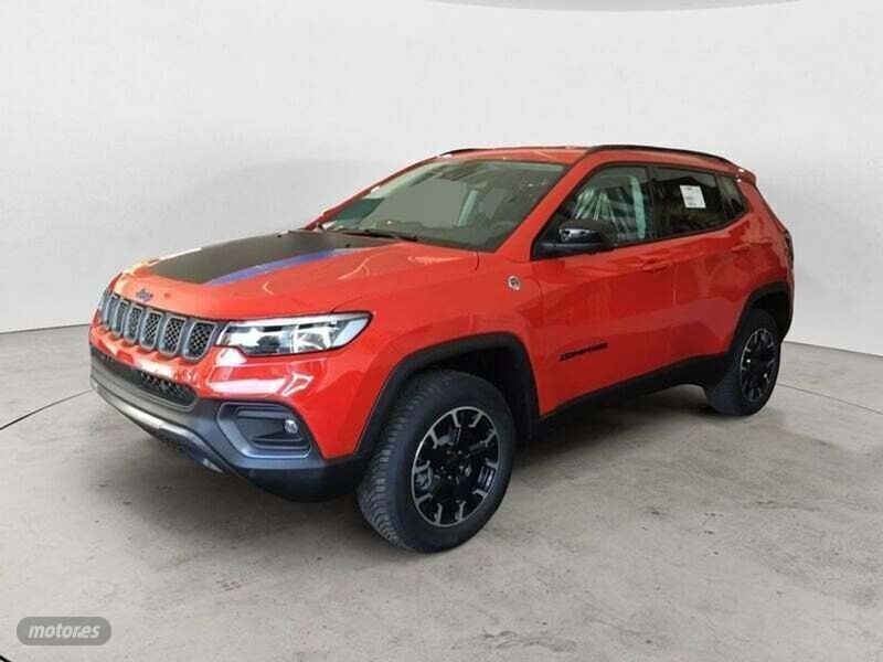 Rojo Usado 2022 Jeep Compass Trailhawk SUV | 39.900 € - Imagen 1/4