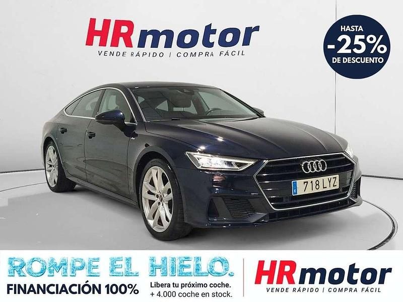Usado Audi A7 Ambiente 207 CV (152 kW) 2022 Azul Utilitario