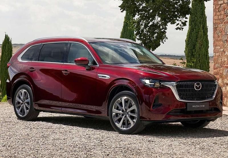 Nieuw Mazda CX-80 Homura-Line 254 PK (186 kW) 2025 Zwart SUV