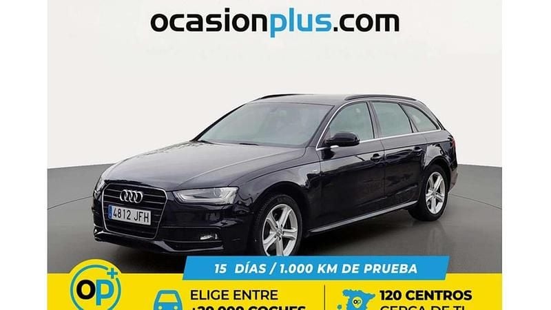 Usado Audi A4 S-Line 150 CV (110 kW) 2015 Negro Familiar