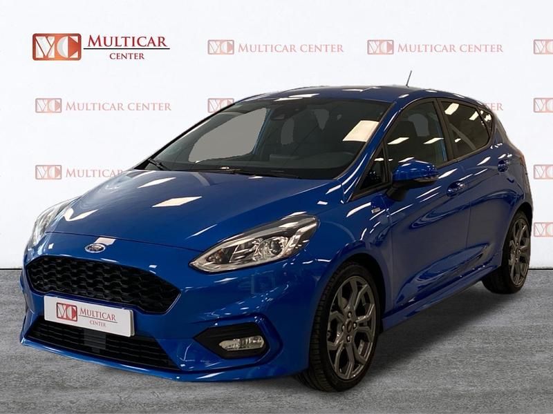 Azul Usado 2019 Ford Fiesta ST-Line Utilitario | 14.490 € (Precio justo) - Imagen 1/4