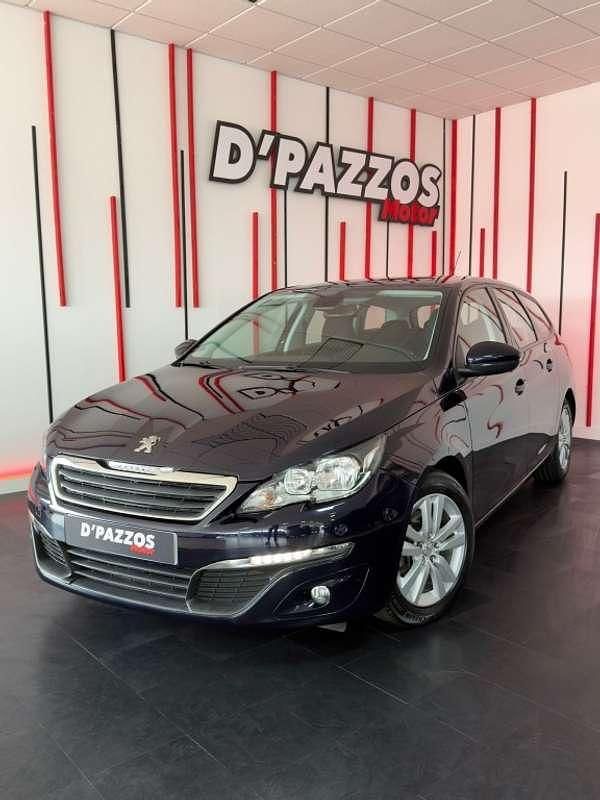 Usado Peugeot 308 SW Business-Line 120 CV (88 kW) 2017 Azul Familiar