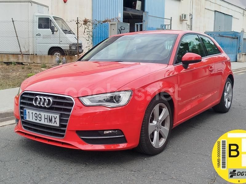 Rojo Usado 2013 Audi A3 Ambition Berlina | 8995 € (Super precio) - Imagen 1/4