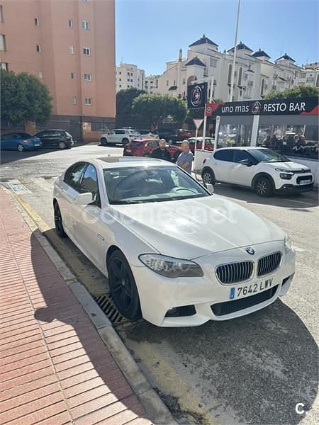 Usado BMW 520 Efficient Dynamics 184 CV (135 kW) 2012 Blanco Berlina