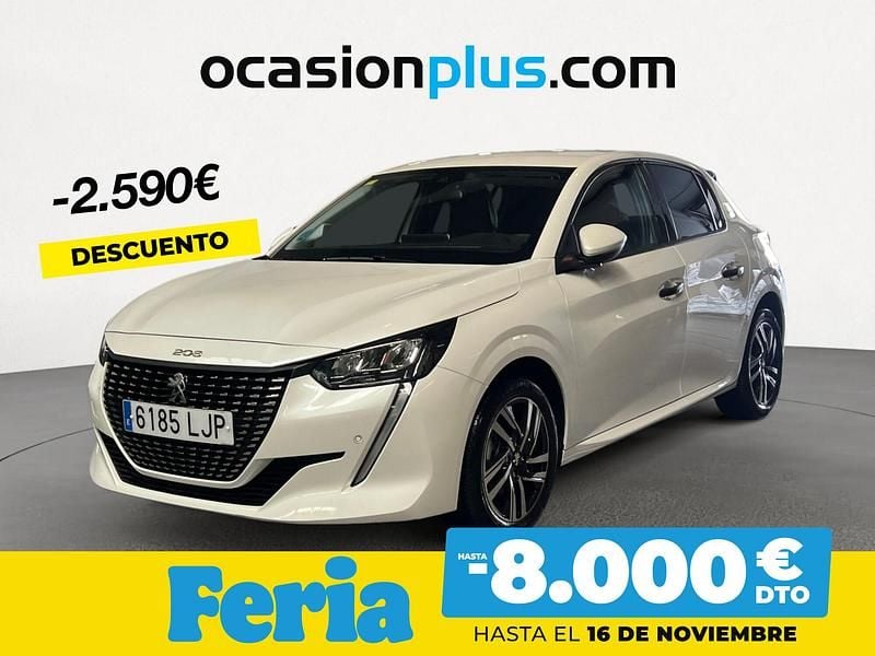 Blanco Usado 2020 Peugeot 208 Allure Utilitario | 14.300 € (Precio justo) - Imagen 1/4