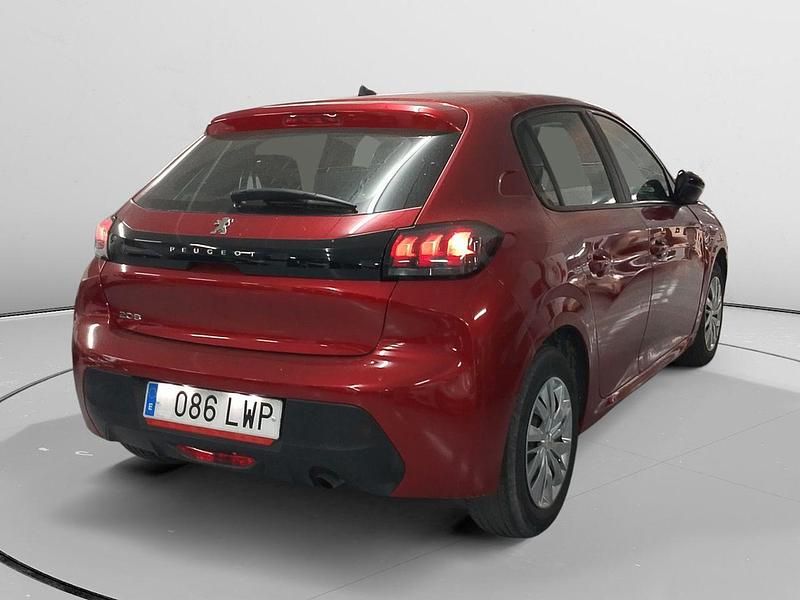 Usado Peugeot 208 Active 75 CV (55 kW) 2022 Rojo Utilitario
