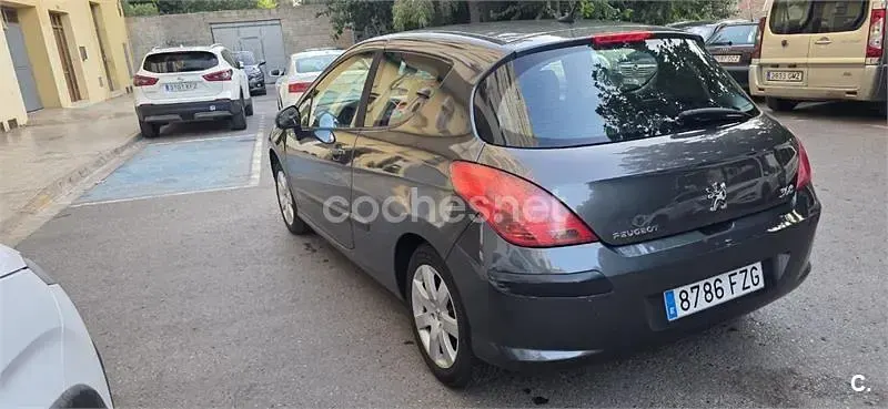 Usado Peugeot 308 Sport 120 CV (88 kW) 2008 Negro Berlina