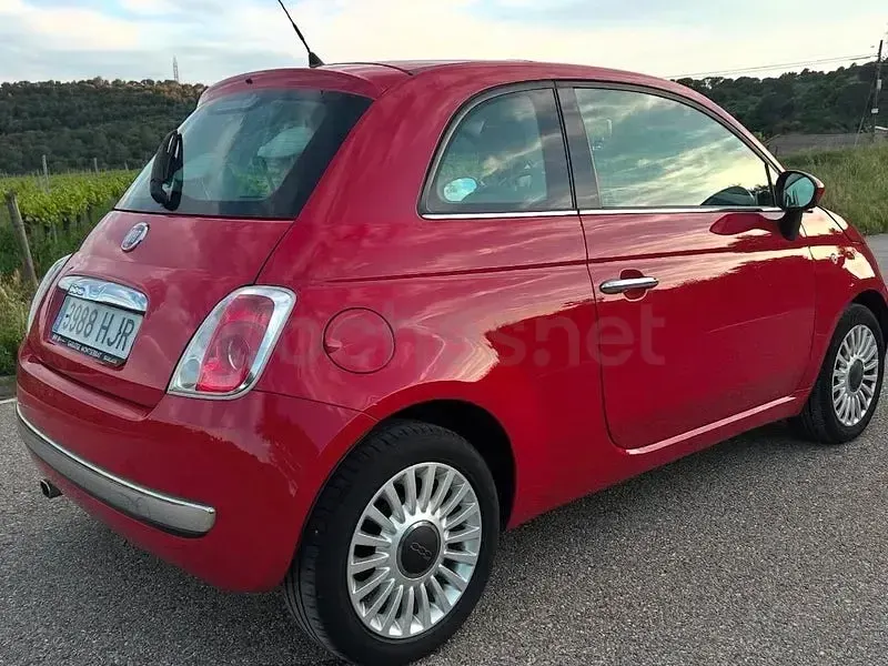 Usado Fiat 500 Lounge 69 CV (50 kW) 2012 Rojo Berlina