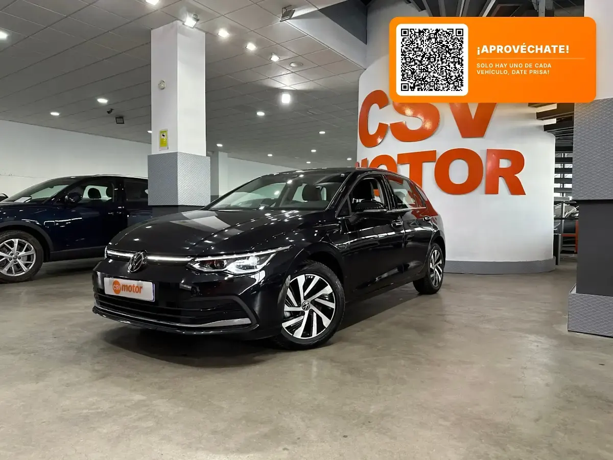 Usado VW Golf VIII Style 204 CV (150 kW) 2022 Negro Berlina