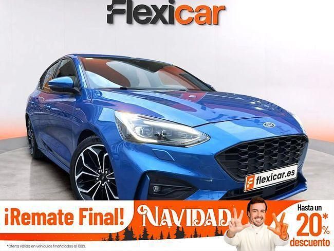 Azul Usado 2018 Ford Focus ST-Line Berlina | 17.490 € (Caro) - Imagen 1/4