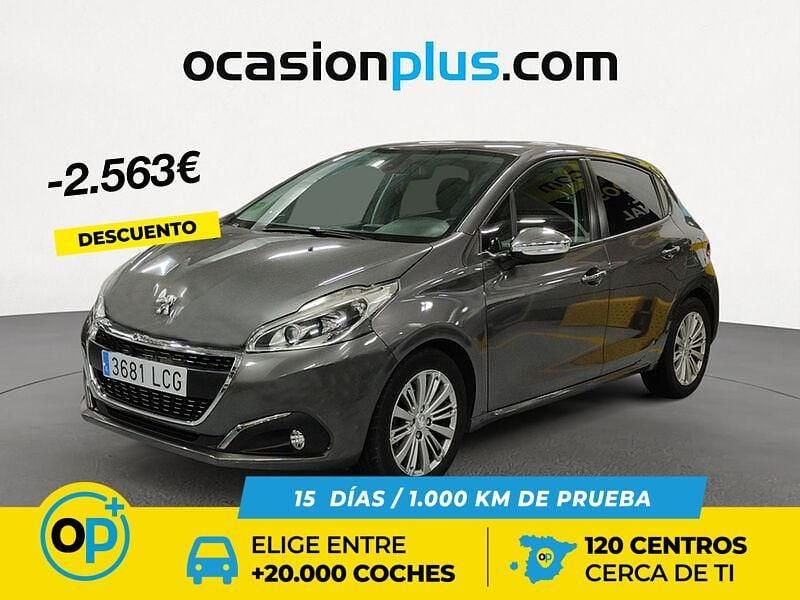 Gris / plata Usado 2019 Peugeot 208 Signature Sky Utilitario | 9500 € (Buen precio) - Imagen 1/4