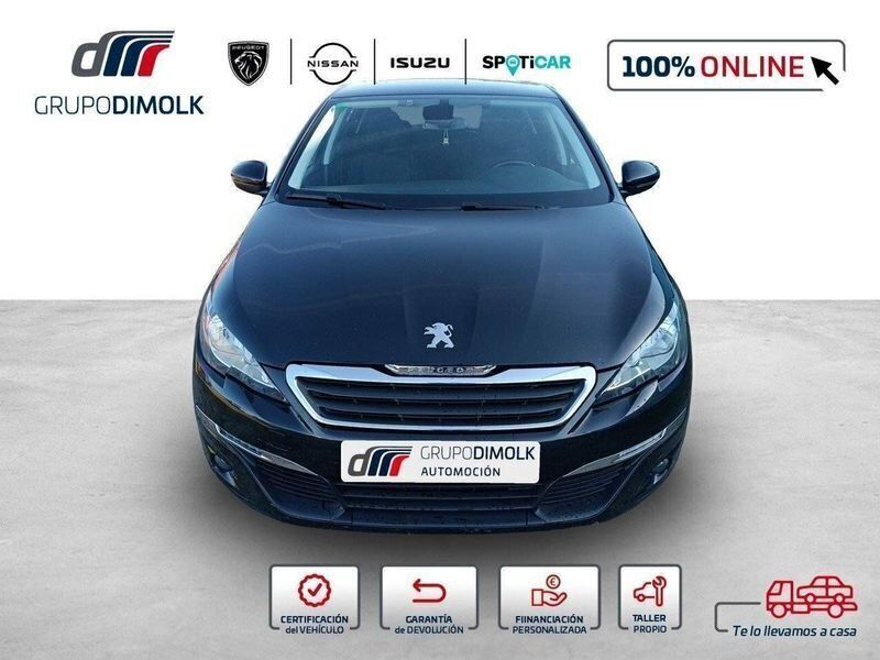 Usado Peugeot 308 Active 130 CV (95 kW) 2017 Negro Utilitario