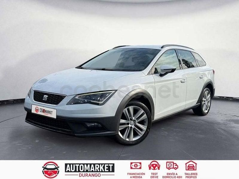 Usado Seat Leon Xperience 150 CV (110 kW) 2016 Blanco Familiar