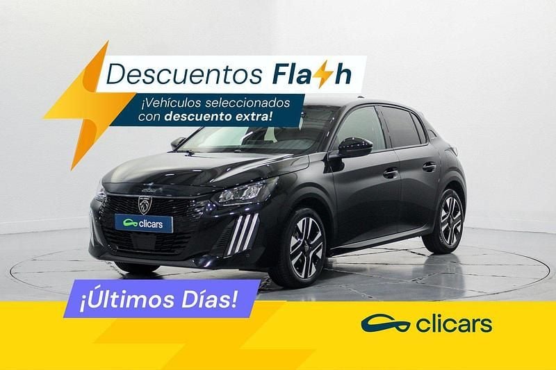 Negro Usado 2024 Peugeot 208 Allure Utilitario | 13.490 € (Buen precio) - Imagen 1/4