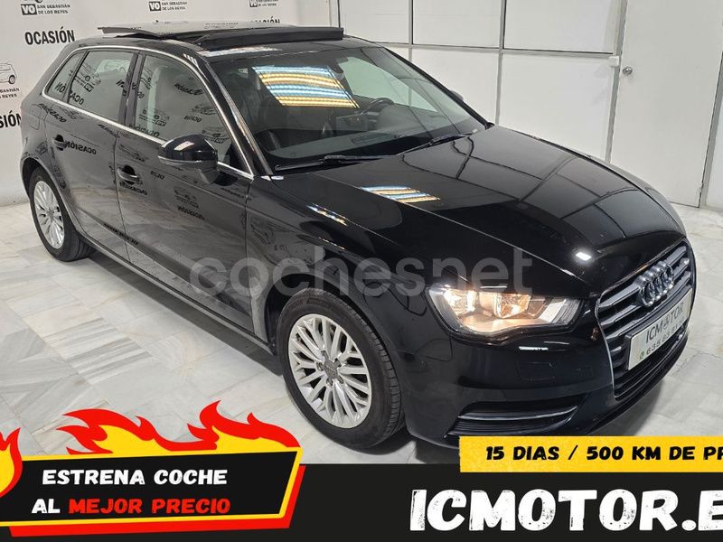 Negro Usado 2013 Audi A3 Sportback Ambition Berlina | 11.499 € (Buen precio) - Imagen 1/4