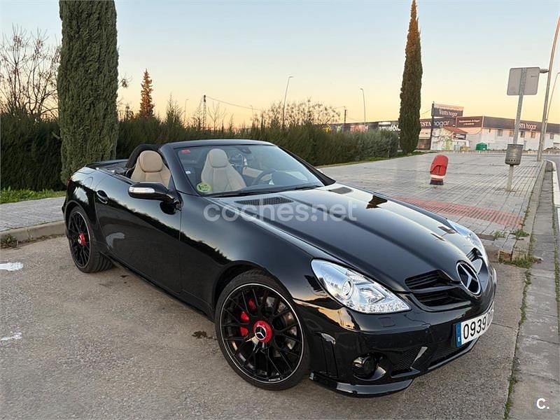 Usado Mercedes SLK350 272 CV (200 kW) 2005 Negro Descapotable