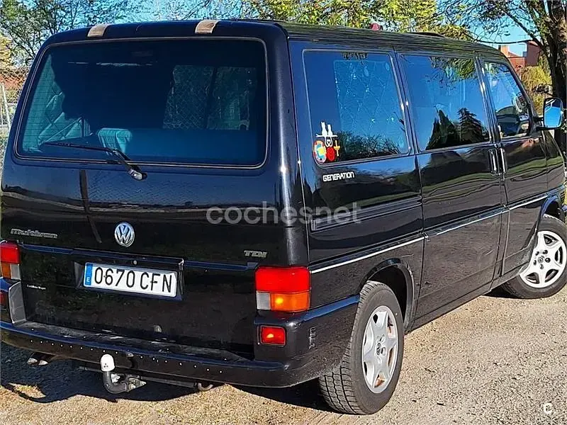 Usado VW Multivan 130 CV (95 kW) 2003 Negro Monovolumen