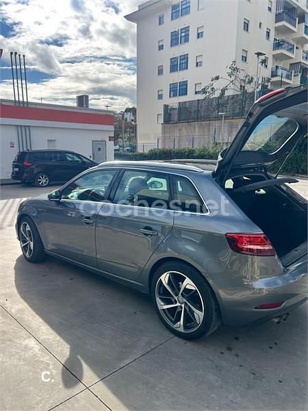 Usado Audi A3 S-Line 150 CV (110 kW) 2018 Gris / plata Berlina
