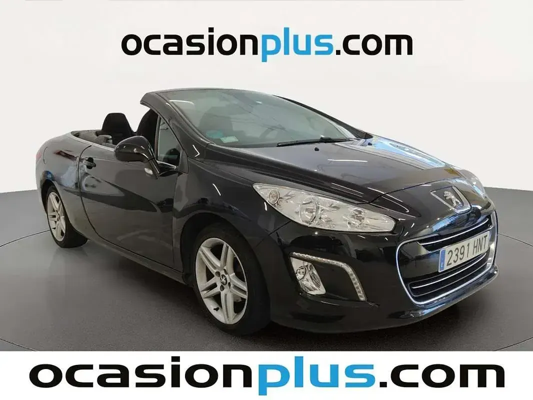 Usado Peugeot 308 CC Active 122 CV (89 kW) 2013 Negro Descapotable