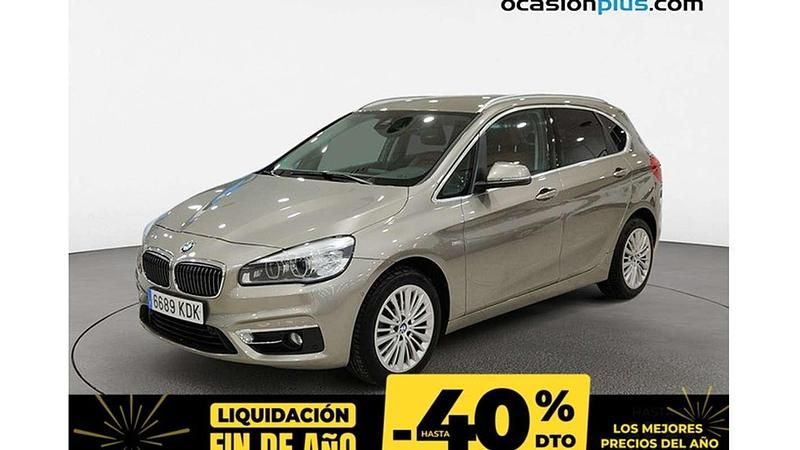 Plateado Usado 2017 BMW 218 Active Tourer Monovolumen | 19.200 € (Precio justo) - Imagen 1/4