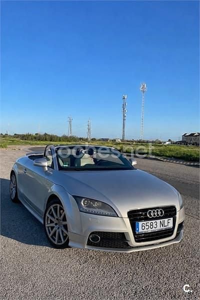 Usado Audi TT Roadster S-Line 160 CV (117 kW) 2013 Gris / plata Descapotable